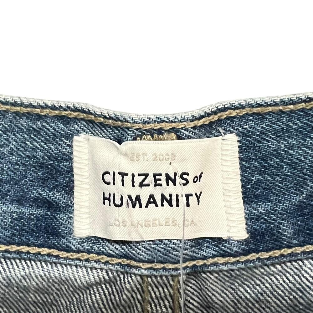 Citizens of Humanity Maritzy Trouser Jeans Womens 31 Blue Mojo Pleated Wide Leg - Picture 11 of 16